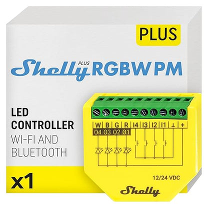Shelly Plus RGBW PM | WiFi Smart Remote Control by Shelly