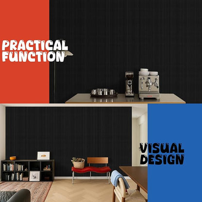 10 Pack Acoustic Panels, 47.2”x23.6“x0.4” Acoustic Wall Panels, Large - Image 9