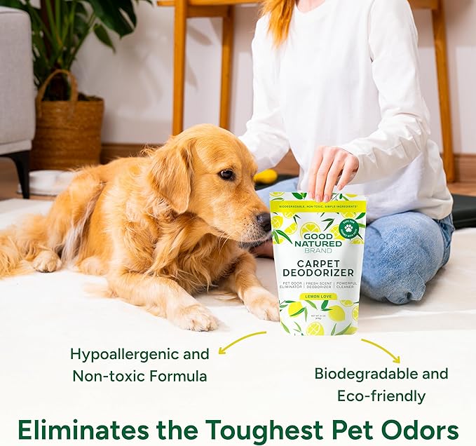 Good Natured Brand | Carpet Deodorizer & Freshener Powder | 31 oz Pet Odor - Image 5