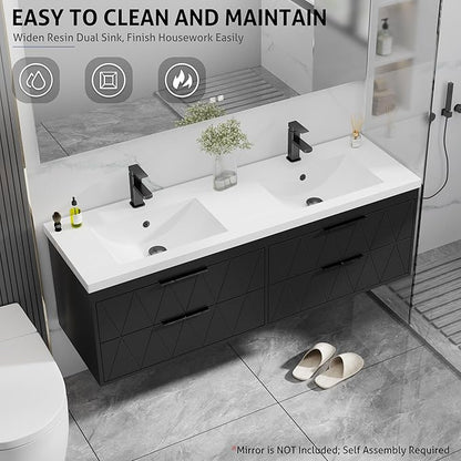 eclife 60" Bathroom Vanities Cabinet - Image 4