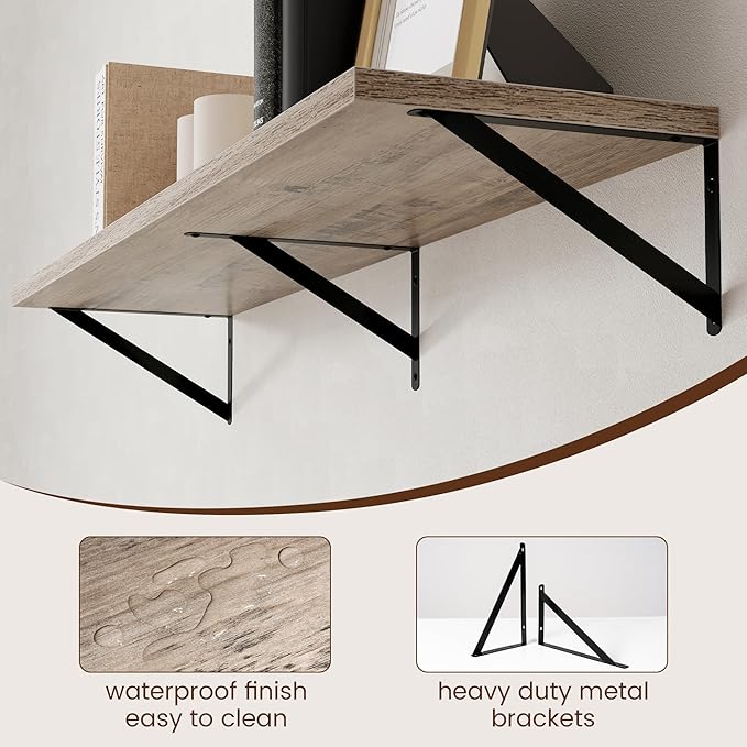 Axeman 12 Inch Deep Floating Shelves - Image 5