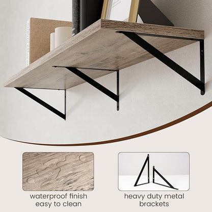 Axeman 12 Inch Deep Floating Shelves - Image 5