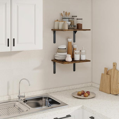 16" W x 12" D Floating Shelves for Wall, 12 Inch Deep Floating Shelf - Image 2
