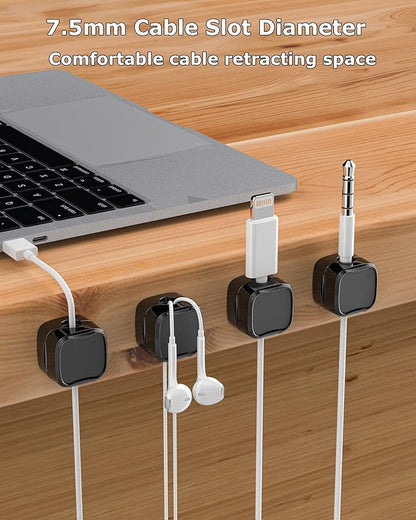 Magnetic Cable Clips, Adjustable Cord Holder Management, Adhesive Wire Keeper - Image 2