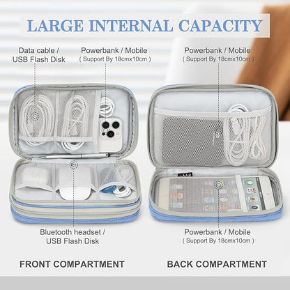 FYY Electronic Organizer, Large Travel Cable Organizer Bag Pouch Electronic - Image 3