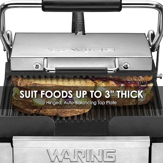 Waring Commercial WPG150 Compact Italian-Style Panini Grill - Image 5