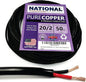 NATIONAL Wire & Cable – 20 AWG 2-Conductor Premium Copper Wire, 50 ft, Stranded by NATIONALWireCable