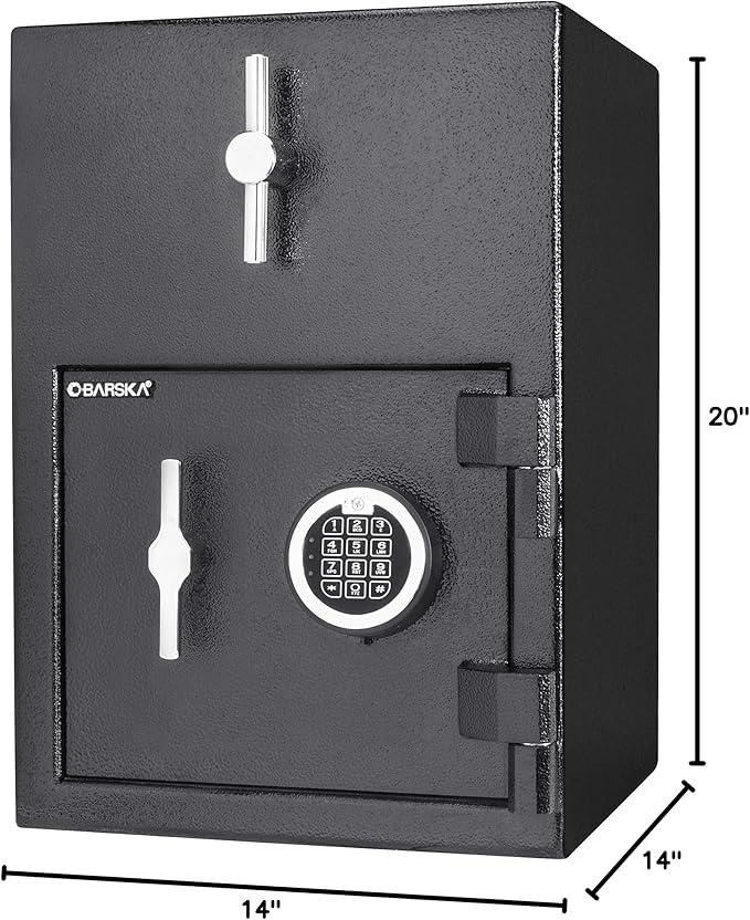 Barska AX13308 Rotary Hopper Digital Keypad Depository Drop Safe 1.15 Cubic Ft - Image 11