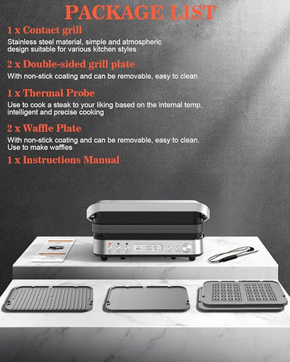 Panini Press Grill Sandwich Maker - Image 9