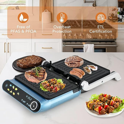 Giantex Panini Press Sandwich Maker, Electric Indoor Grill - Image 6