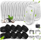 Cat Water Fountain Filters, Dog Water Fountain Filters（10 Filters& 10 Sponges) by Whksoy