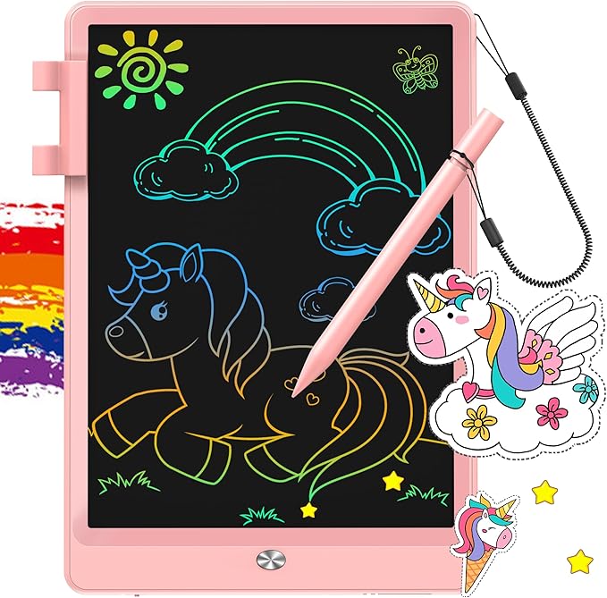 FLUESTON LCD Writing Tablet, 10 Inch Doodle Board Toys Gifts by FLUESTON