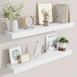 Fun Memories Bathroom Shelves 32 Inch Long Set of 2, Floating Shelves by FunMemories