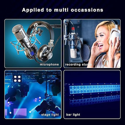 AuxLink XLR Cable 100ft 2Pack, Banlaced XLR Cable Male to Female Mic Cable - Image 6