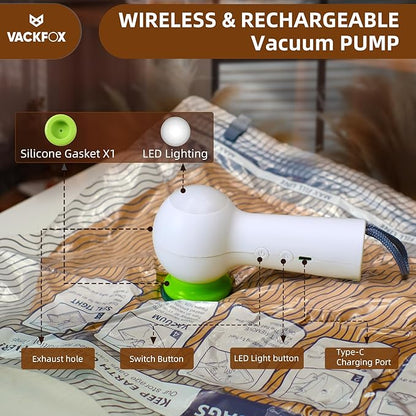VACKFOX Travel Vacuum Storage Bags - Image 3