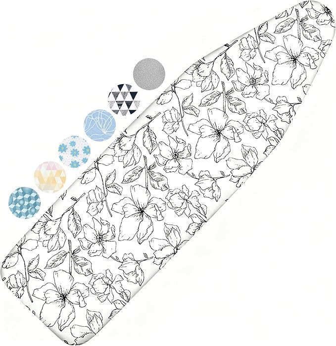 Ironing Board Cover and Pad, 15x54 Standard Size Thick Iron Padding, Scorch & by Dalykate