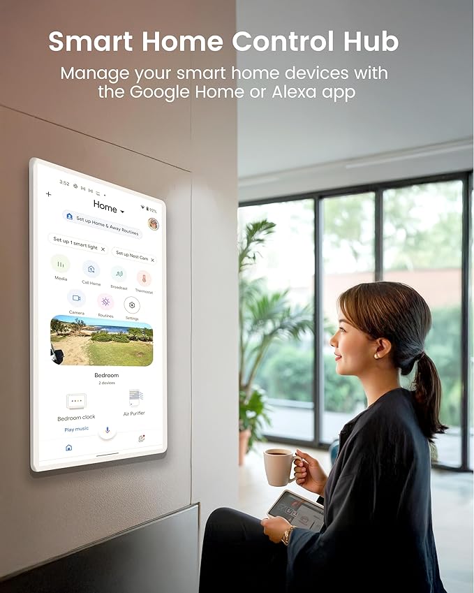 Viewzio 24 Inch Digital Planner Wall Planner Touch Screen Chore Chart Syncs All - Image 6