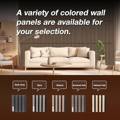 NeatiEase Wood Wall Panels Color Samples Pack, Acoustic Slat Wall Panels - Image 3