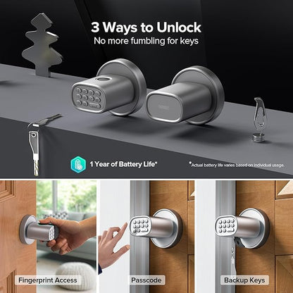 ThorBolt Keyless Entry Door Lock, Fingerprint Door Lock - Image 2