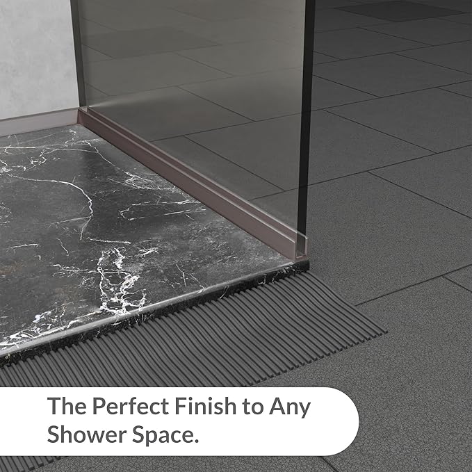 Brixwell SDCD38BN-CCP36-XCP50 Brushed Nickel 3/8" Fixed Panel Shower Door Deep - Image 7