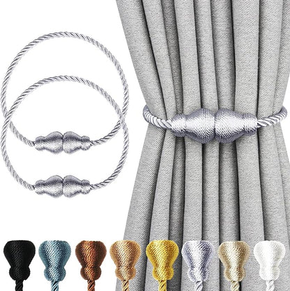 Nieffeiy Magnetic Curtain Tiebacks Outdoor Curtain Tie Backs Rope Decorative by CurtianTiebacks