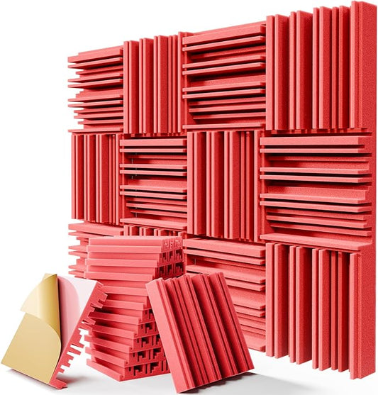 12 Pack Acoustic Foam Panels by ZELMINE