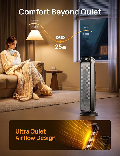 DREO Space Heater Indoor, 3 Modes, Overheating & Tip-Over Protection, Electric - Image 6