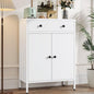 Metal Storage Cabinet with Drawer and Adjustable Shelf, 35.4" H Coffee Bar by TaskStorz
