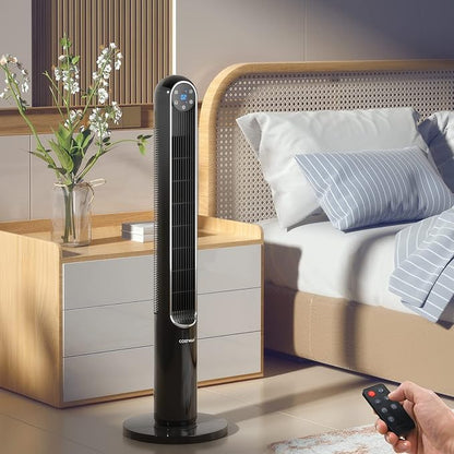 GOFLAME Tower Fan with Remote Control, LED Control Panel and 12H Timer - Image 9