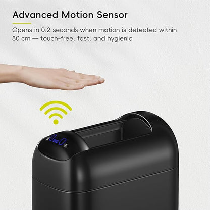 EKO Astro Slim Sensor Trash Can, 10L / 2.6 Gallon Touchless Garbage Bin - Image 3