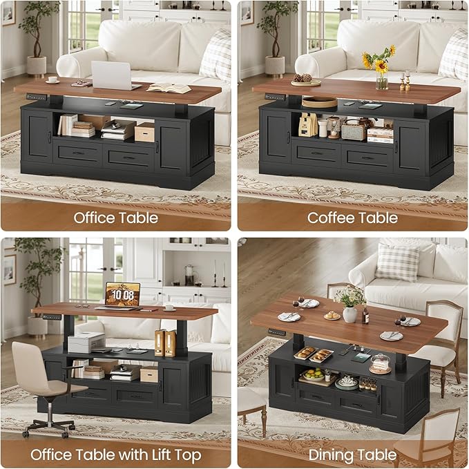 SEDETA 47.2" Electric Standing Coffee Table - Image 4