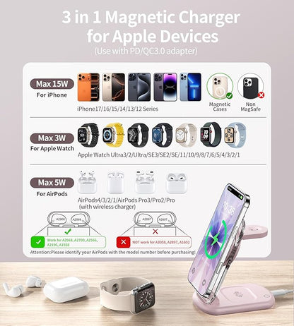 3 in 1 Magnetic Wireless Charging Station - Image 5