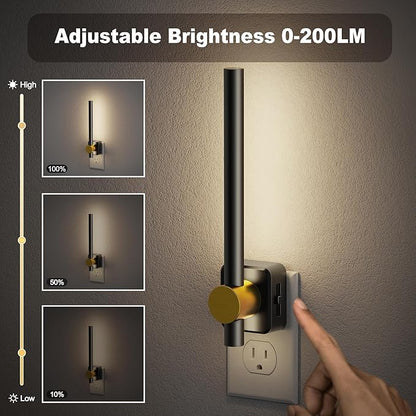 JandCase Night Lights Plug into Wall, 0-200LM Dimmable LED Nightlights - Image 2