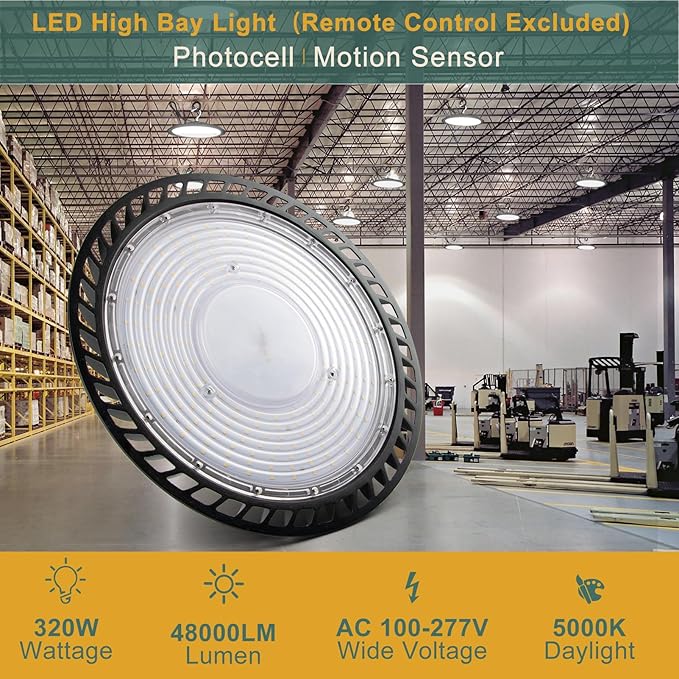 ACOHOOK Smart 320W LED High Bay Light - Image 2