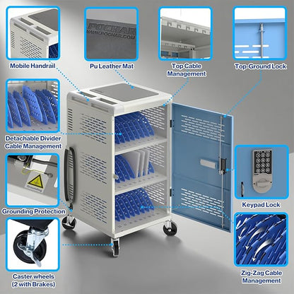 Fully Assembled 30 Unit Multi Device Charging Station - Image 4