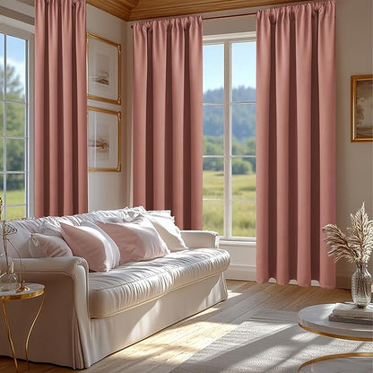 JIUZHEN Blackout Curtains for Bedroom - Image 2