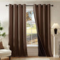 Beauoop 100% Blackout Curtains 84 Inch Long 2 Panels by Beauoop