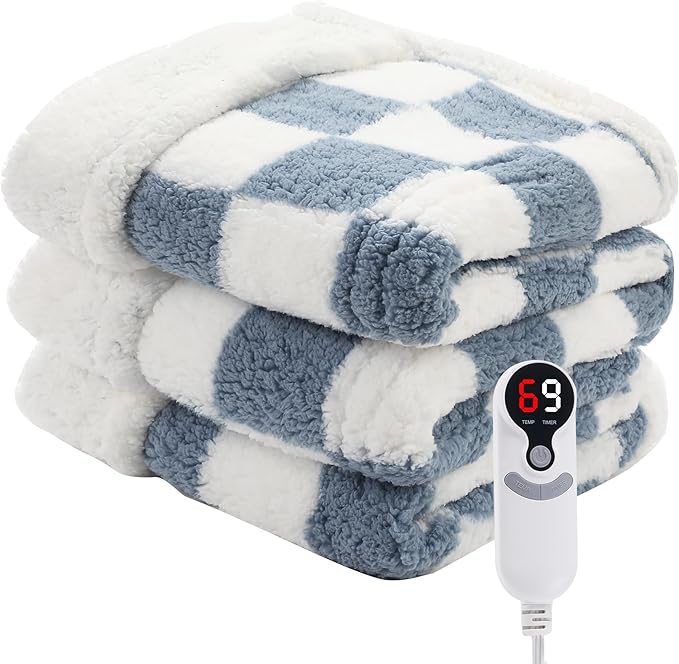 Electric Heated Blanket Full Size 72"×84" - Image 8