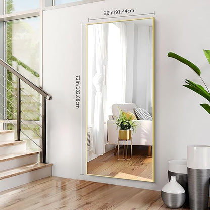 36x72inch Bathroom Mirror, Large Rectangular Wall Mirrors - Image 4