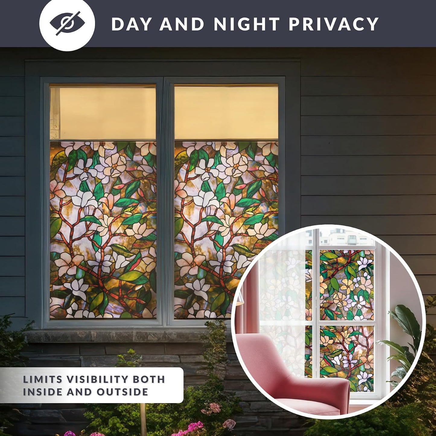 artscape Magnolia Window Film 24" x 36"