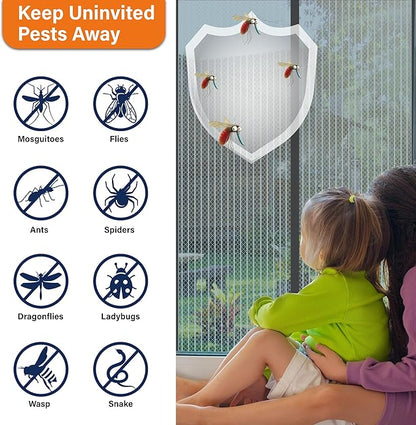 Mesh Screen with Magnetic Closure-Keeps Bugs Out Let Breeze in, Heavy Duty - Image 5