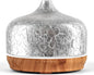 Porseme 500ml Essential Oil Diffuser Silver Plated Glass Aromatherapy by Porseme