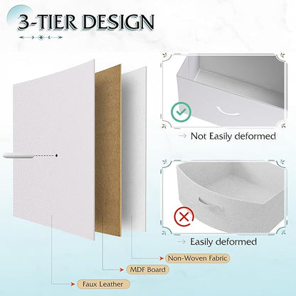 WLIVE Tall White Dresser for Bedroom - Image 6