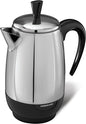 Farberware Electric Coffee Percolator, Stainless Steel Basket, Automatic Keep by Farberware