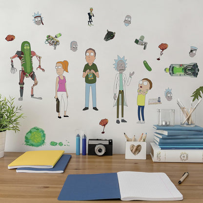 RoomMates RMK4704SCS Rick and Morty Peel and Stick Wall Decals
