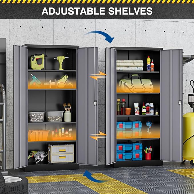 Metal Storage Cabinet-72” Tall Steel File Cabinets - Image 4