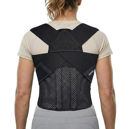 Full Back Posture Corrector for Women & Men – Pull-Back System Posture Brace – by Unknown