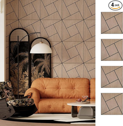 ARMURO 4 Packs Acoustic Wall Panels by ARMURO