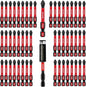 51Pack PH2 2 Inches Impact Tough Anti-Slip Screwdriver Bits, #2 Phillips 1/4 by GEINXURN