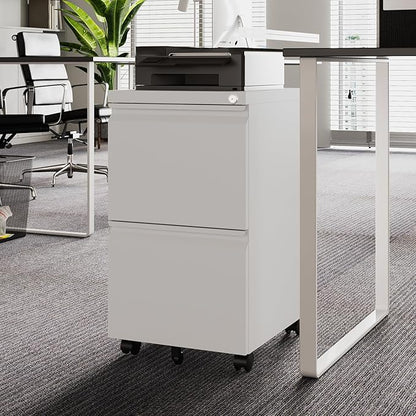 Letaya 2 Drawer Mobile File Cabinet - Image 8